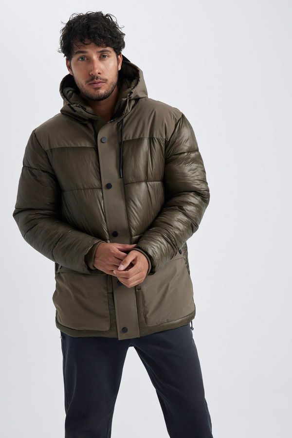 DEFACTO DEFACTO Regular Fit Hooded Puffer Jacket