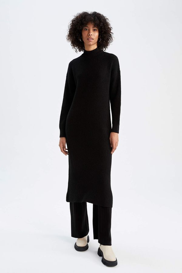 DEFACTO DEFACTO Regular Fit Long Sleeve Long Sleeve Trico Dress