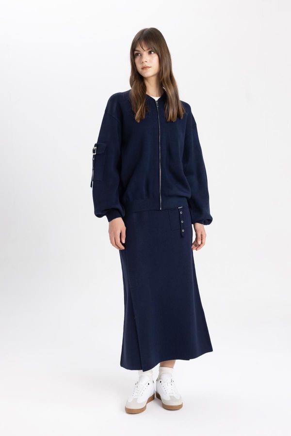 DEFACTO DEFACTO Regular Fit Maxi Knitwear Skirt