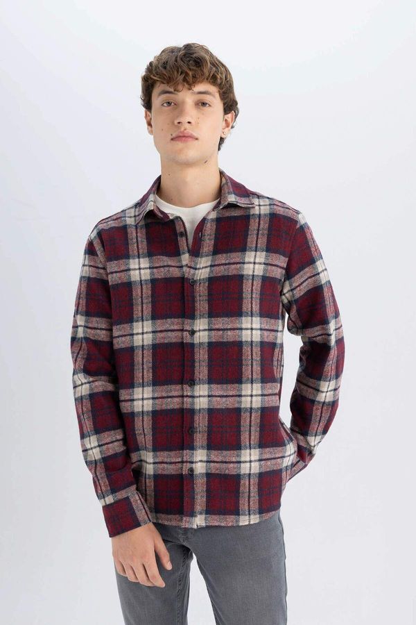 DEFACTO DEFACTO Regular Fit Plaid Lumberjack Long Sleeve Shirt