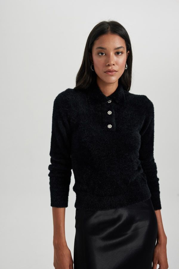 DEFACTO DEFACTO Regular Fit Polo Neck Sweater