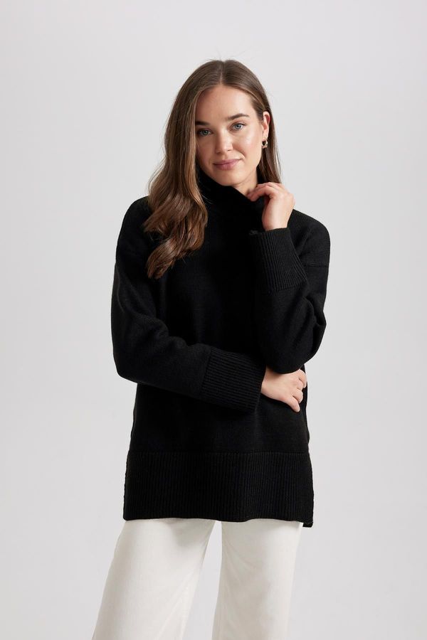 DEFACTO DEFACTO Regular Fit Turtleneck Sweater Tunic