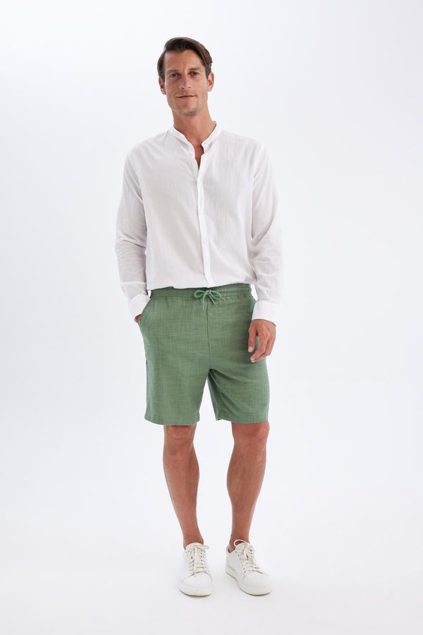 DEFACTO DEFACTO Relax Fit Cotton Bermuda Shorts