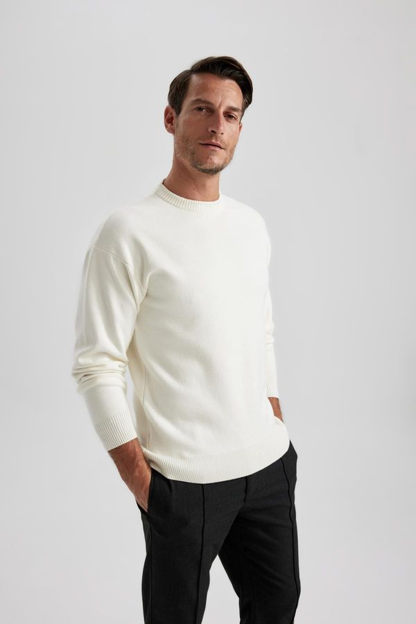 DEFACTO DEFACTO Relax Fit Crew Neck Sweater