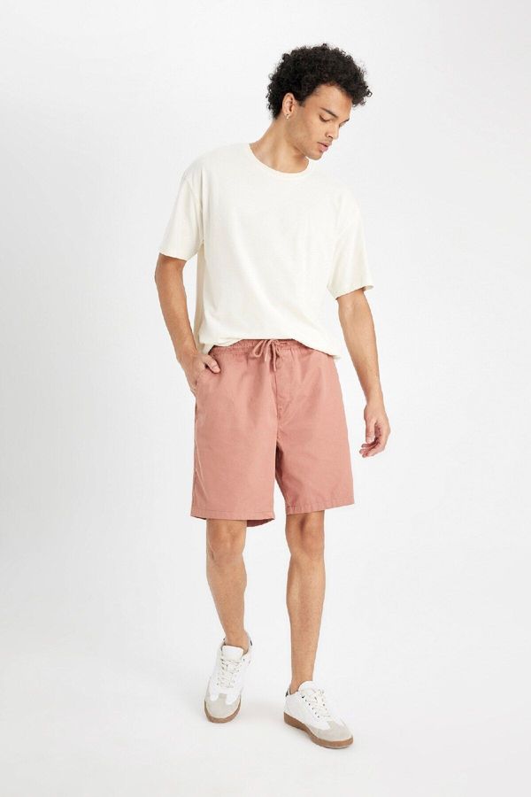 DEFACTO DEFACTO Relax Fit Gabardine Bermuda Shorts