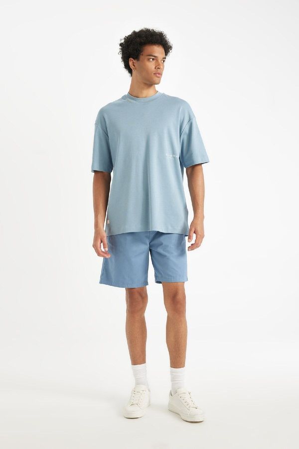 DEFACTO DEFACTO Relax Fit Gabardine Bermuda Shorts