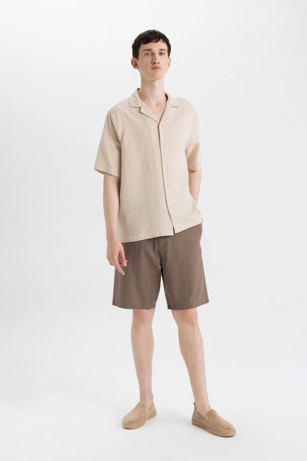 DEFACTO DEFACTO Relax Fit Linen Look Shorts