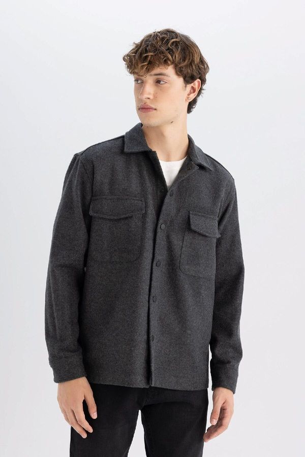 DEFACTO DEFACTO Relax Fit Long Sleeve Shirt