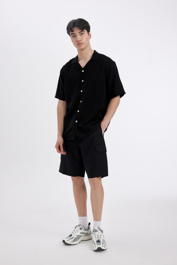 DEFACTO DEFACTO Relax Fit Parachute Bermuda Shorts