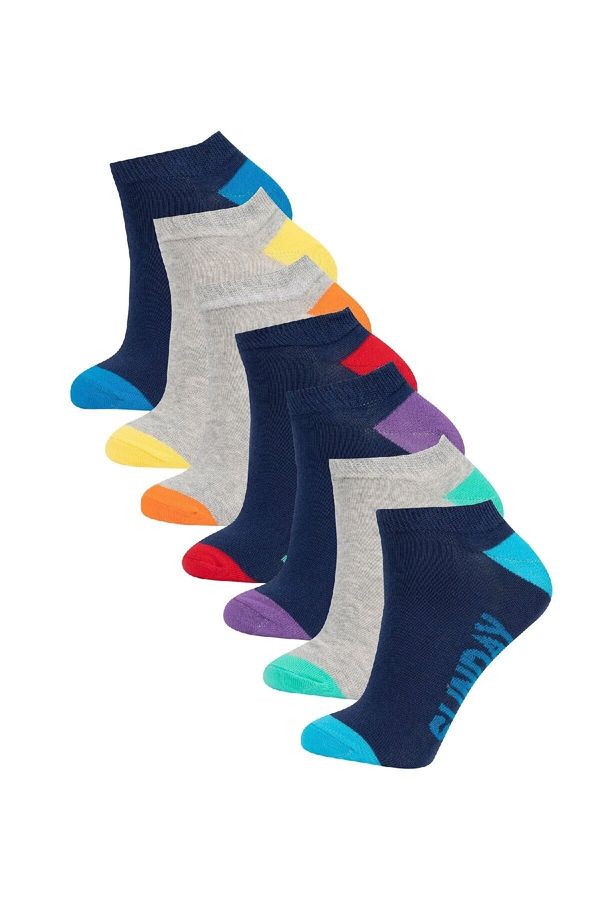 DEFACTO DEFACTO Size 7-Pack Cotton Ankle Socks