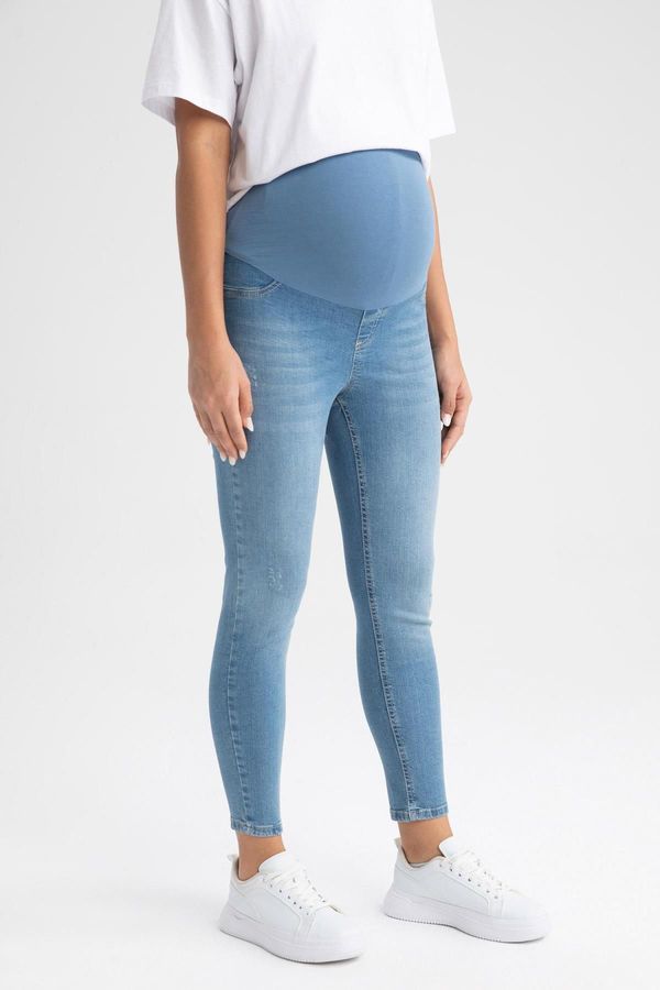 DEFACTO DEFACTO Skinny Fit High Waist Straight Leg Long Maternity Trousers