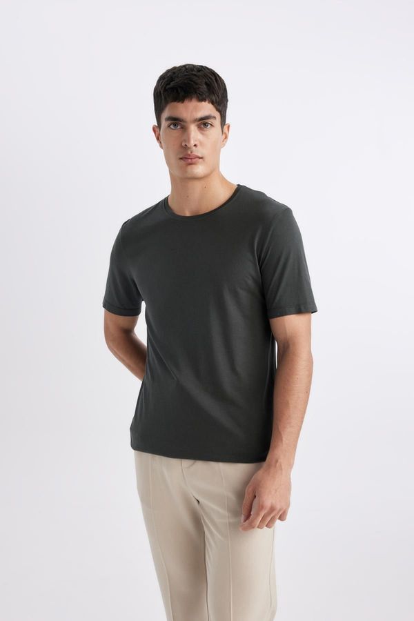 DEFACTO DEFACTO Slim Fit Crew Neck Short Sleeve T-Shirt