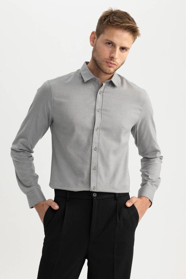 DEFACTO DEFACTO Slim Fit Long Sleeve Shirt