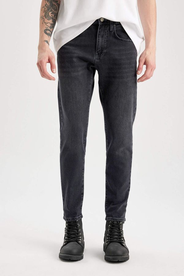 DEFACTO DEFACTO Slim Fit Normal Waist Tapered Leg Jeans