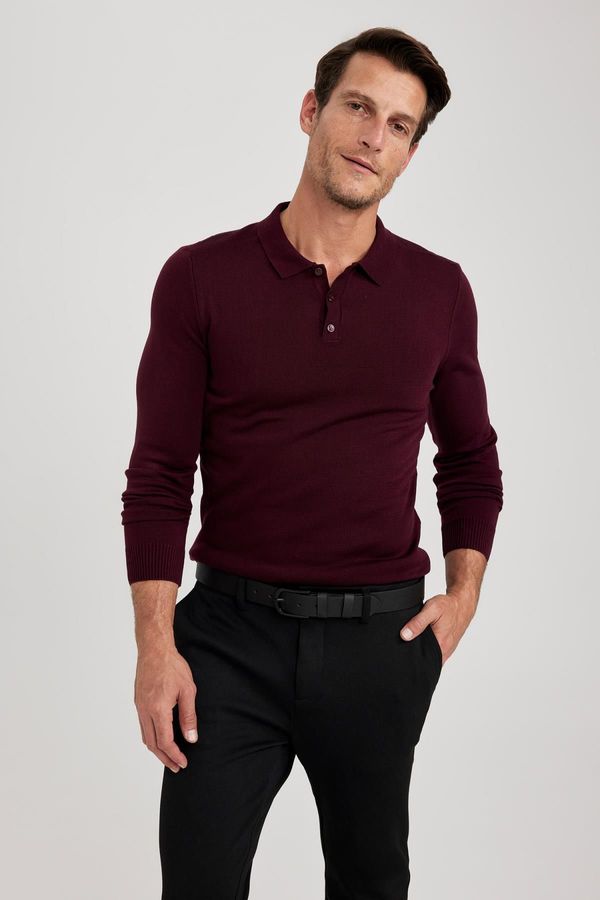 DEFACTO DEFACTO Slim Fit Polo Neck Sweater