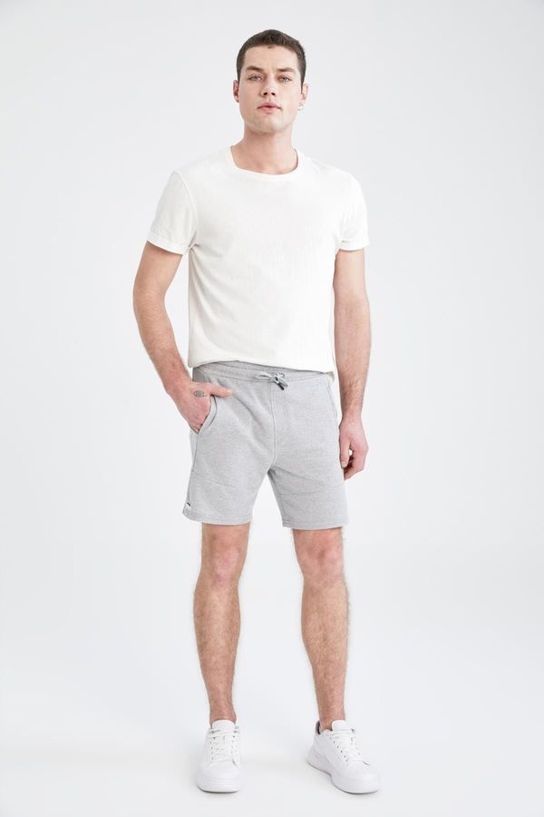 DEFACTO DEFACTO Slim Fit Recycled Shorts with Pocket Detail