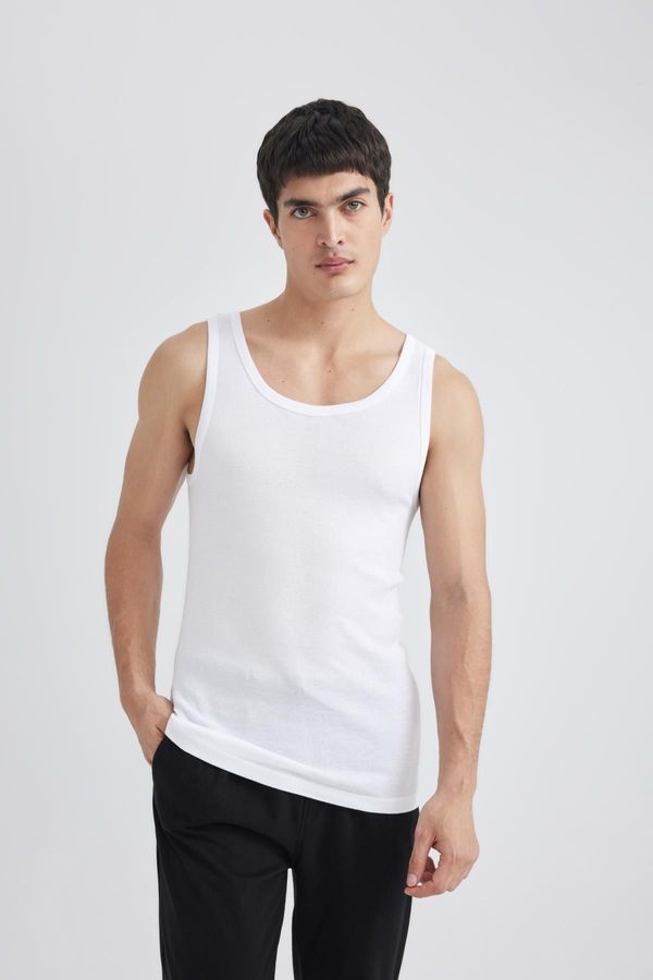 DEFACTO DEFACTO Slim Fit Ribbed 2-Piece Undershirt