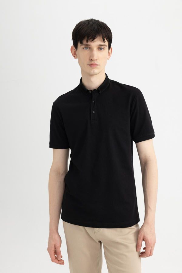 DEFACTO DEFACTO Slim Fit Short Sleeve Basic Polo Shirt