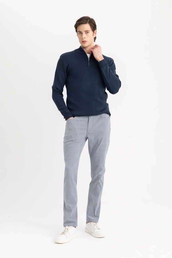 DEFACTO DEFACTO Slim Fit Skinny Leg Chino Canvas Trousers