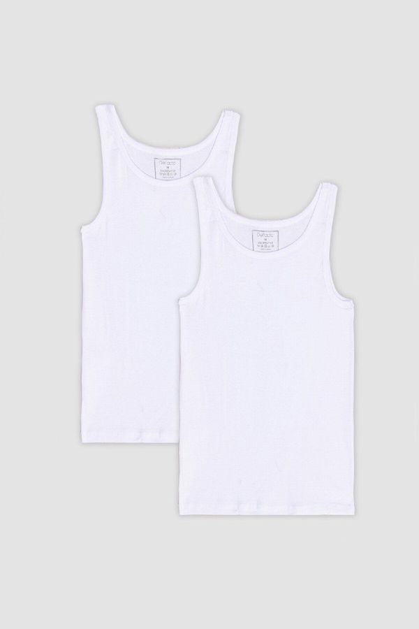 DEFACTO DEFACTO Slim Fit Slim Fit Camisole 2-Piece Undershirt