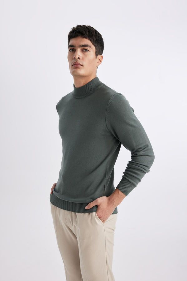 DEFACTO DEFACTO Slim Fit Turtleneck Knitwear Sweater