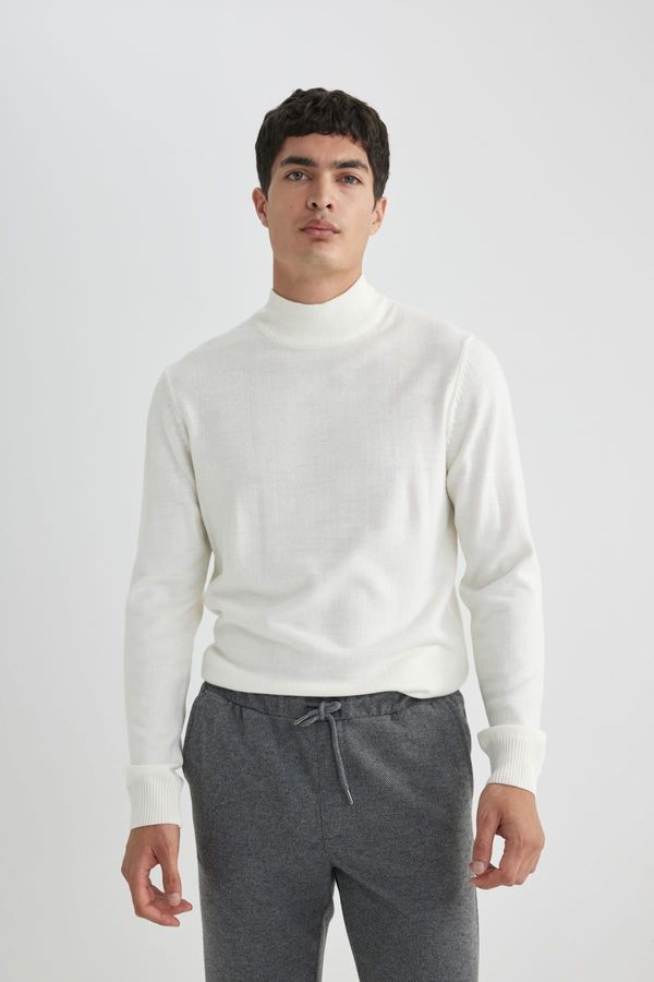 DEFACTO DEFACTO Slim Fit Turtleneck Knitwear Sweater