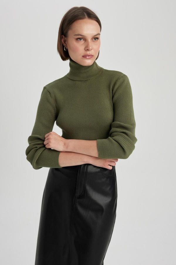 DEFACTO DEFACTO Slim Fit Turtleneck Sweater