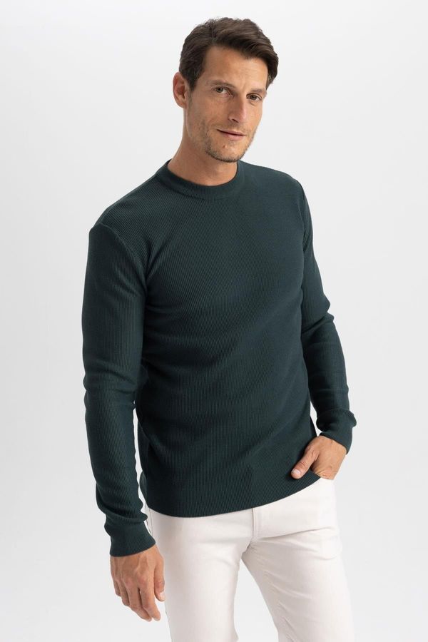 DEFACTO DEFACTO Standard Fit Crew Neck Knitwear Sweater