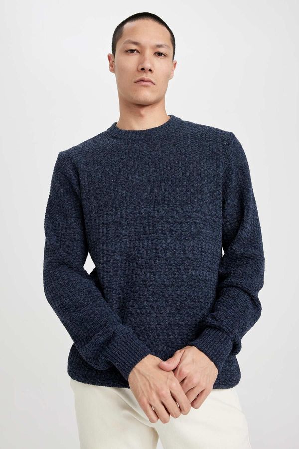 DEFACTO DEFACTO Standard Fit Crew Neck Knitwear Sweater