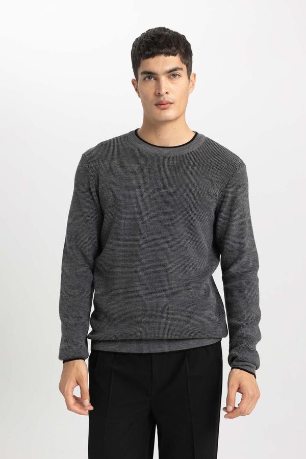 DEFACTO DEFACTO Standard Fit Crew Neck Sweater