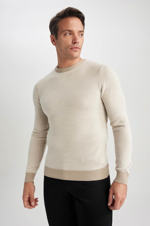 DEFACTO DEFACTO Standard Fit Crew Neck Sweater