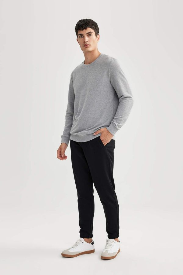 DEFACTO DEFACTO Standard Fit Rib Hem Thick Sweatshirt Fabric Sweatpants