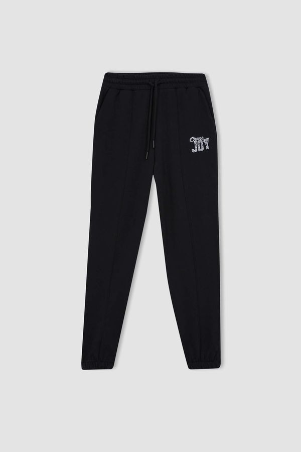 DEFACTO DEFACTO Standard Fit With Pockets Thick Sweatshirt Fabric Pants