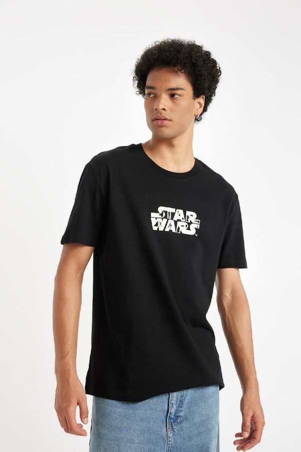 DEFACTO DEFACTO Star Wars Regular Fit Crew Neck Short Sleeve T-Shirt