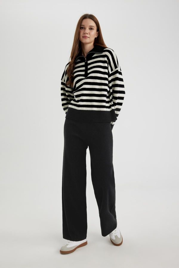 DEFACTO DEFACTO Straight Fit Knitwear Trousers