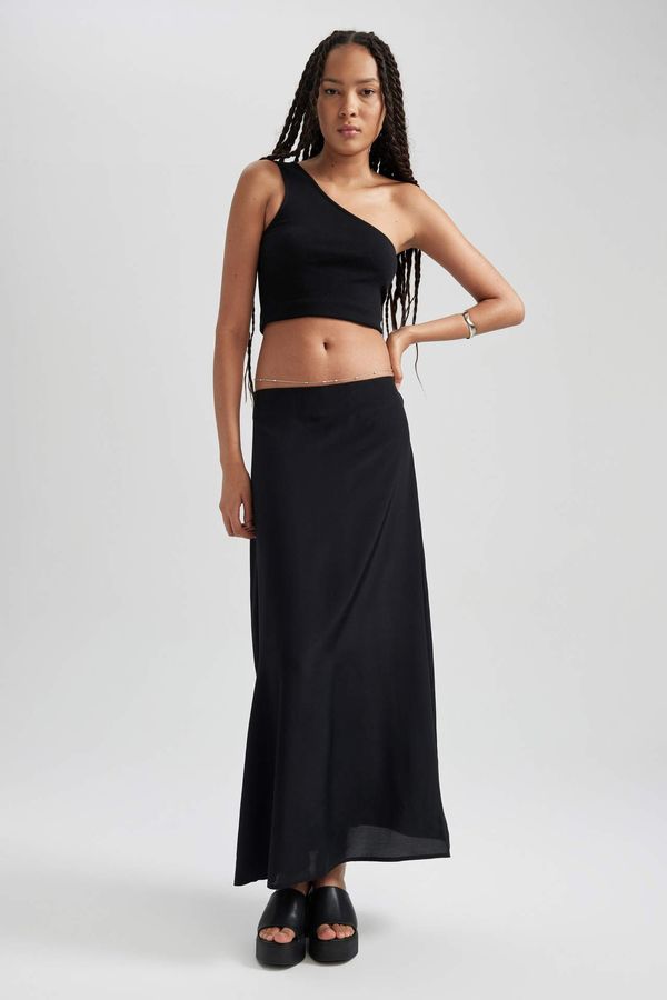DEFACTO DEFACTO Straight Fit Maxi Skirt