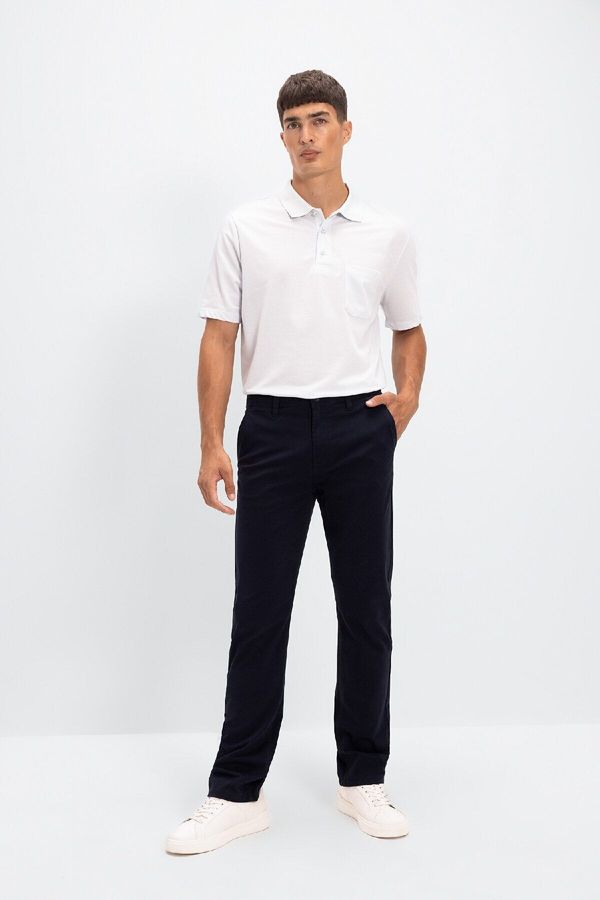 DEFACTO DEFACTO Straight Leg Chino Canvas Trousers