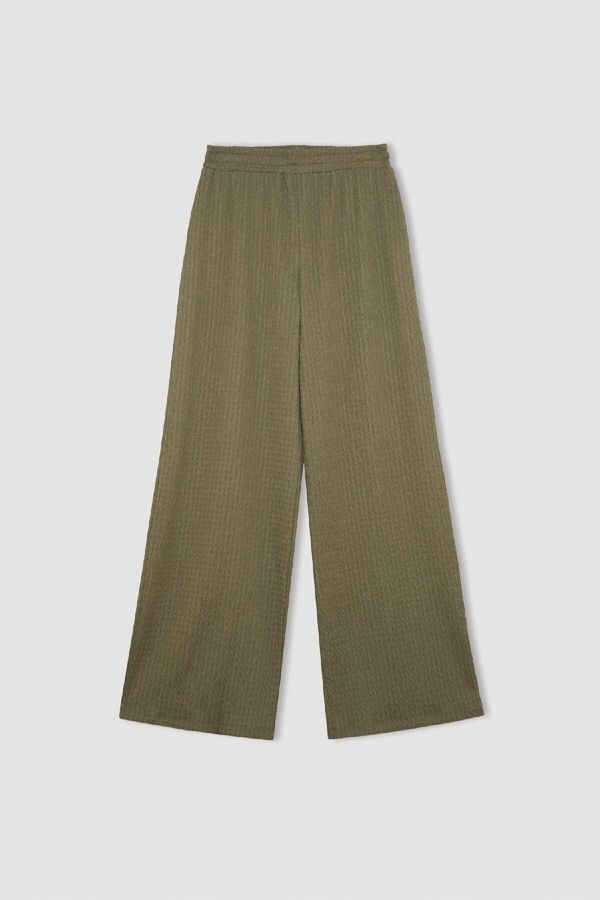 DEFACTO DEFACTO Traditional Straight Fit Wrinkled Trousers