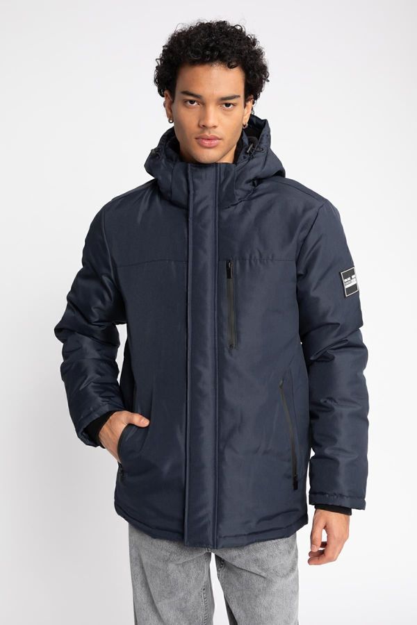 DEFACTO DEFACTO Water Repellent Regular Fit Hooded Coat