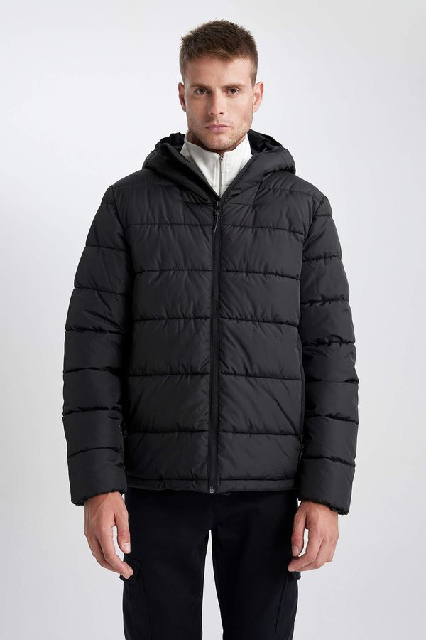 DEFACTO DEFACTO Waterproof Regular Fit Hooded Puffer Jacket