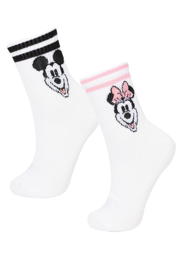 DEFACTO DEFACTO Woman Disney Mickey & Minnie 2-Piece Socks