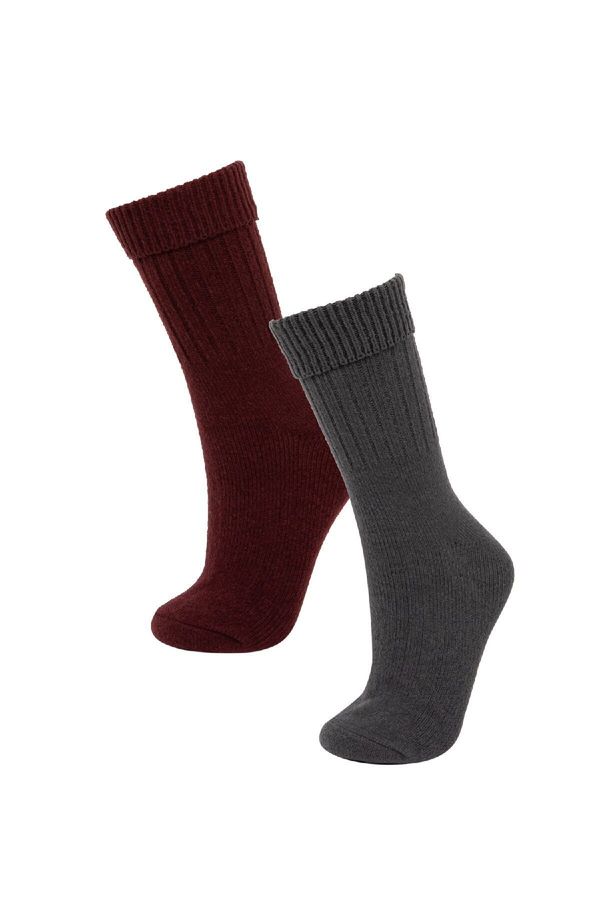 DEFACTO DEFACTO Women's 2-Pack Winter Boot Socks