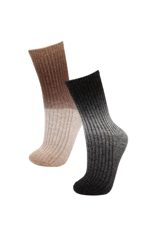 DEFACTO DEFACTO Women's 2-Piece Winter Socks