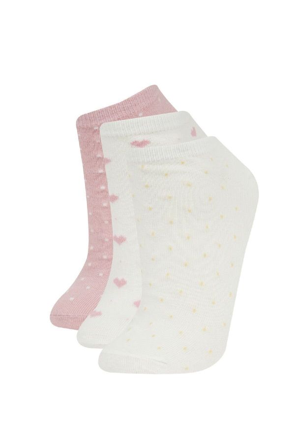 DEFACTO DEFACTO Women's 3-Pack Cotton Ankle Socks