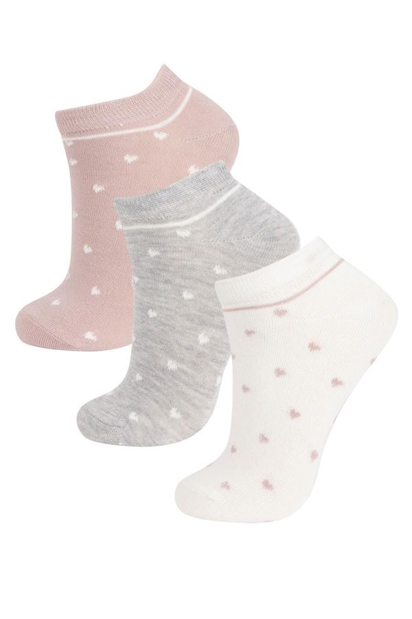 DEFACTO DEFACTO Women's 3-Pack Cotton Ankle Socks