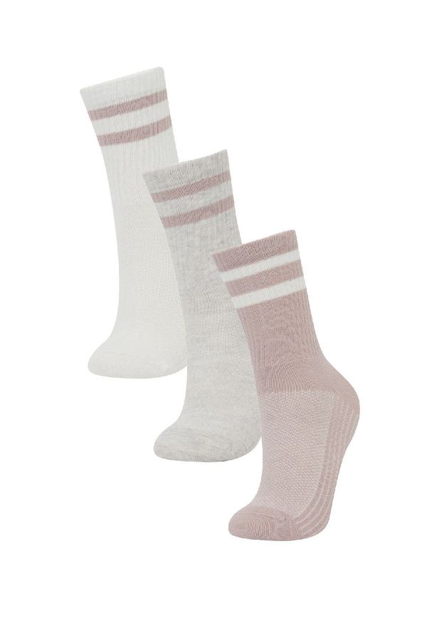 DEFACTO DEFACTO Women's 3-Pack Cotton Long Socks