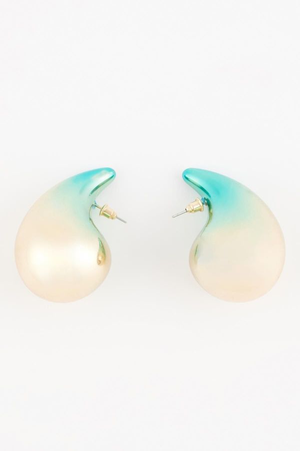 DEFACTO DEFACTO Women's Blue Drop Earrings