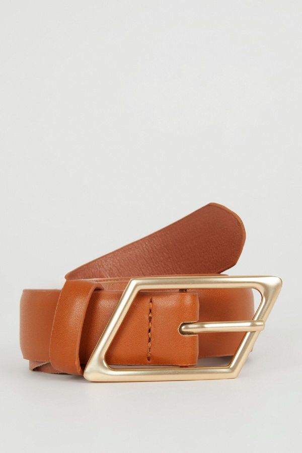 DEFACTO DEFACTO Women's Faux Leather Classic Belt