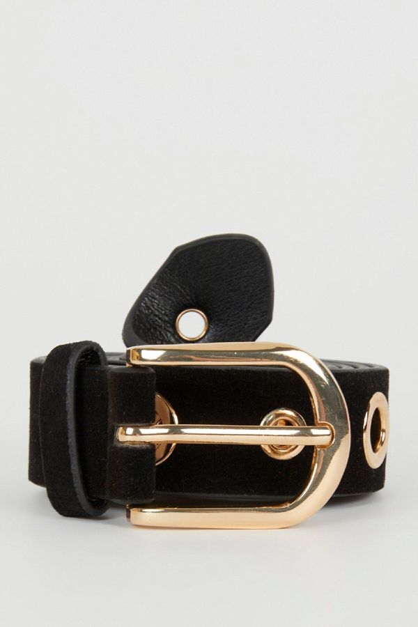 DEFACTO DEFACTO Women's Faux Leather Classic Belt