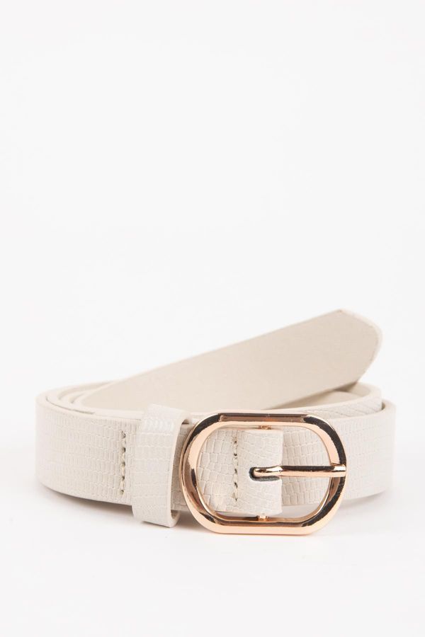 DEFACTO DEFACTO Women's Faux Leather Classic Belt